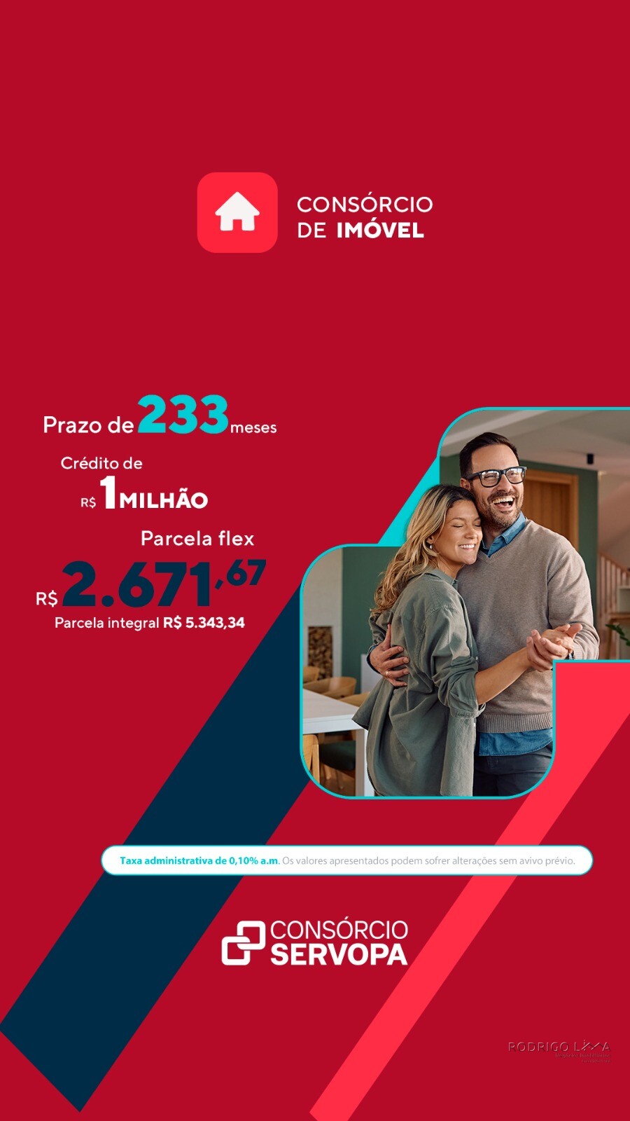 Consórcio de imóvel com parcelas a partir de R$2.671,67