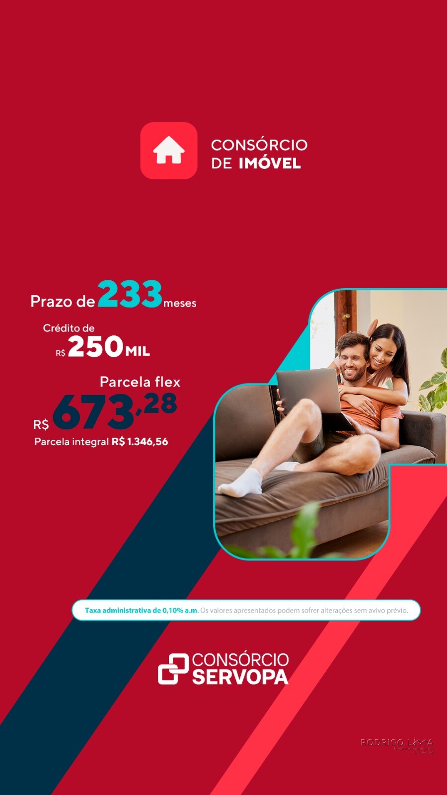 Consórcio de imóvel com parcelas a partir de R$673,28