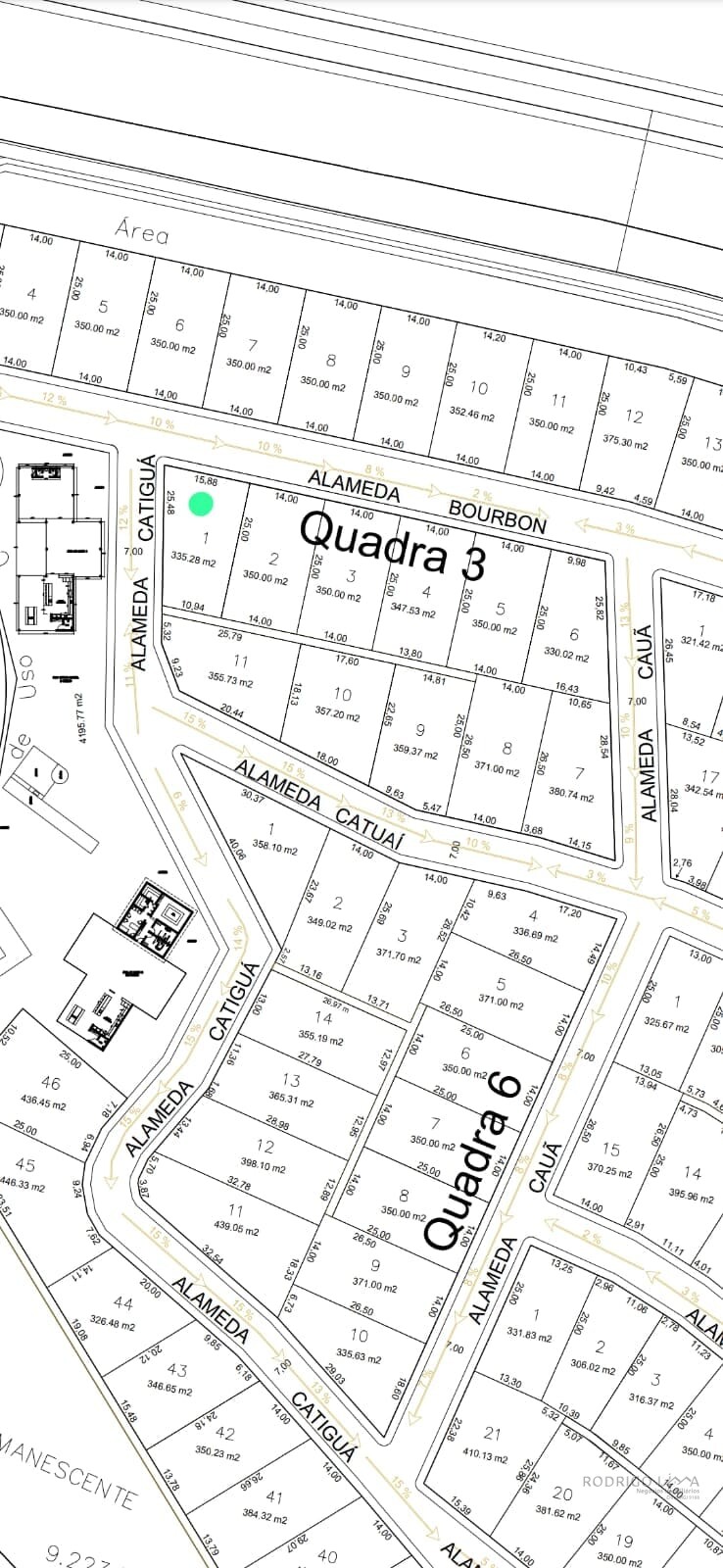 Lote para venda apenas à 5 minutos do centro de São Lourenço