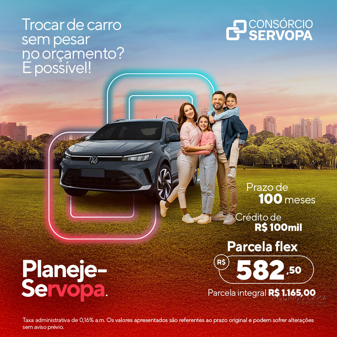 Parcelas a partir de R$ 582,50