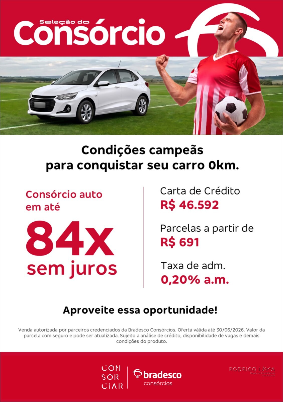 Consórcio de auto com parcelas a partir de R$ 691,00