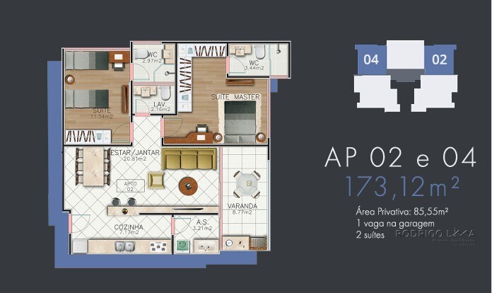 Apartamentos alto padrão para venda em São Lourenço Mg