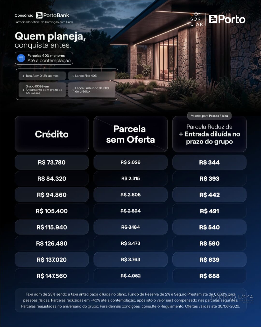 Consórcio de imóvel com parcelas reduzidas a partir de R$344,00