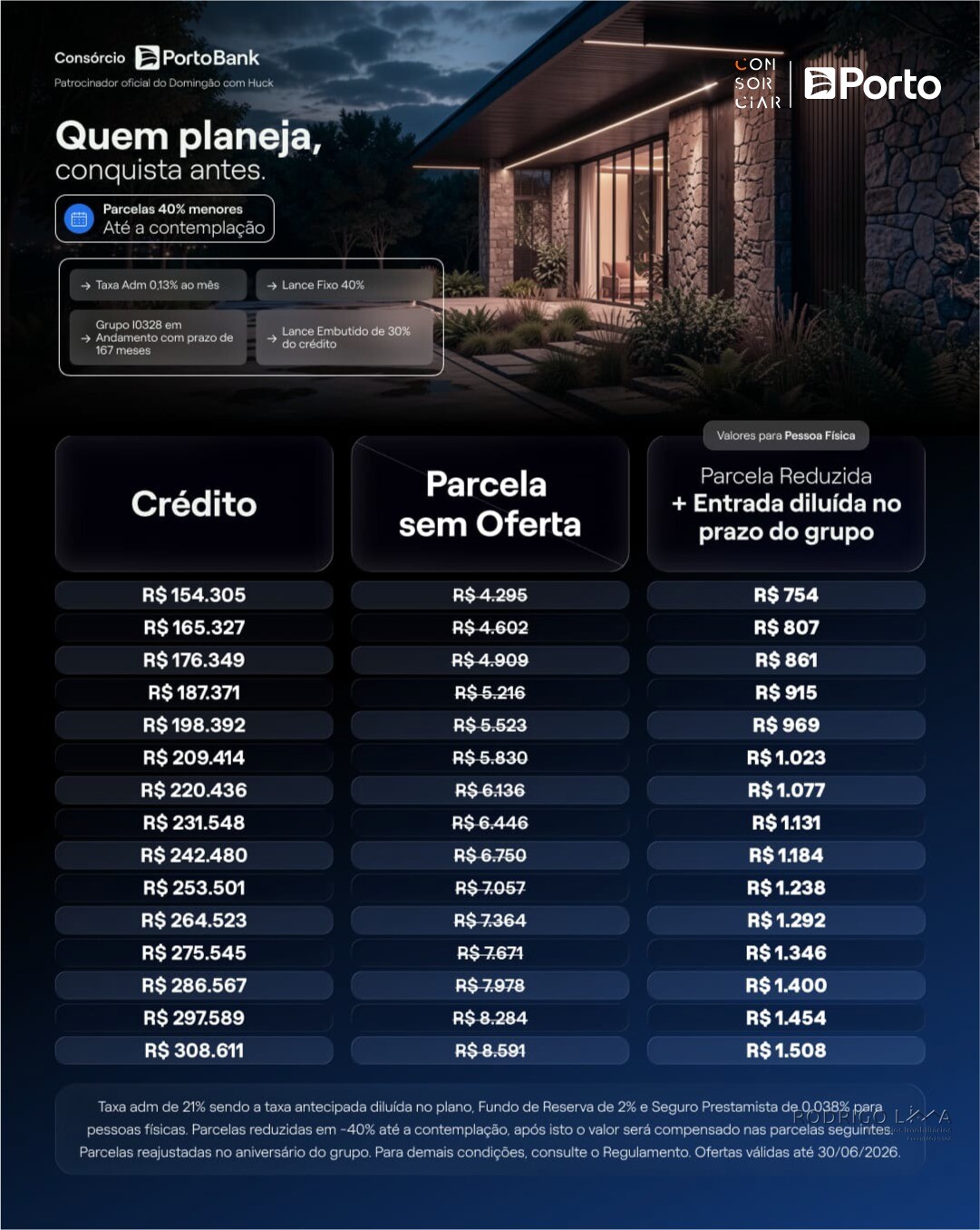 Consórcio de imóvel com parcelas reduzidas a partir de R$807,00