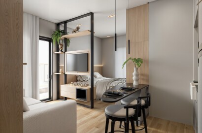 Lindos studios na planta para venda em São Lourenço Mg